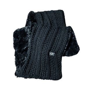 UGG Accessories Ugg Australia Knit Acrylic Faux Fur Reversible